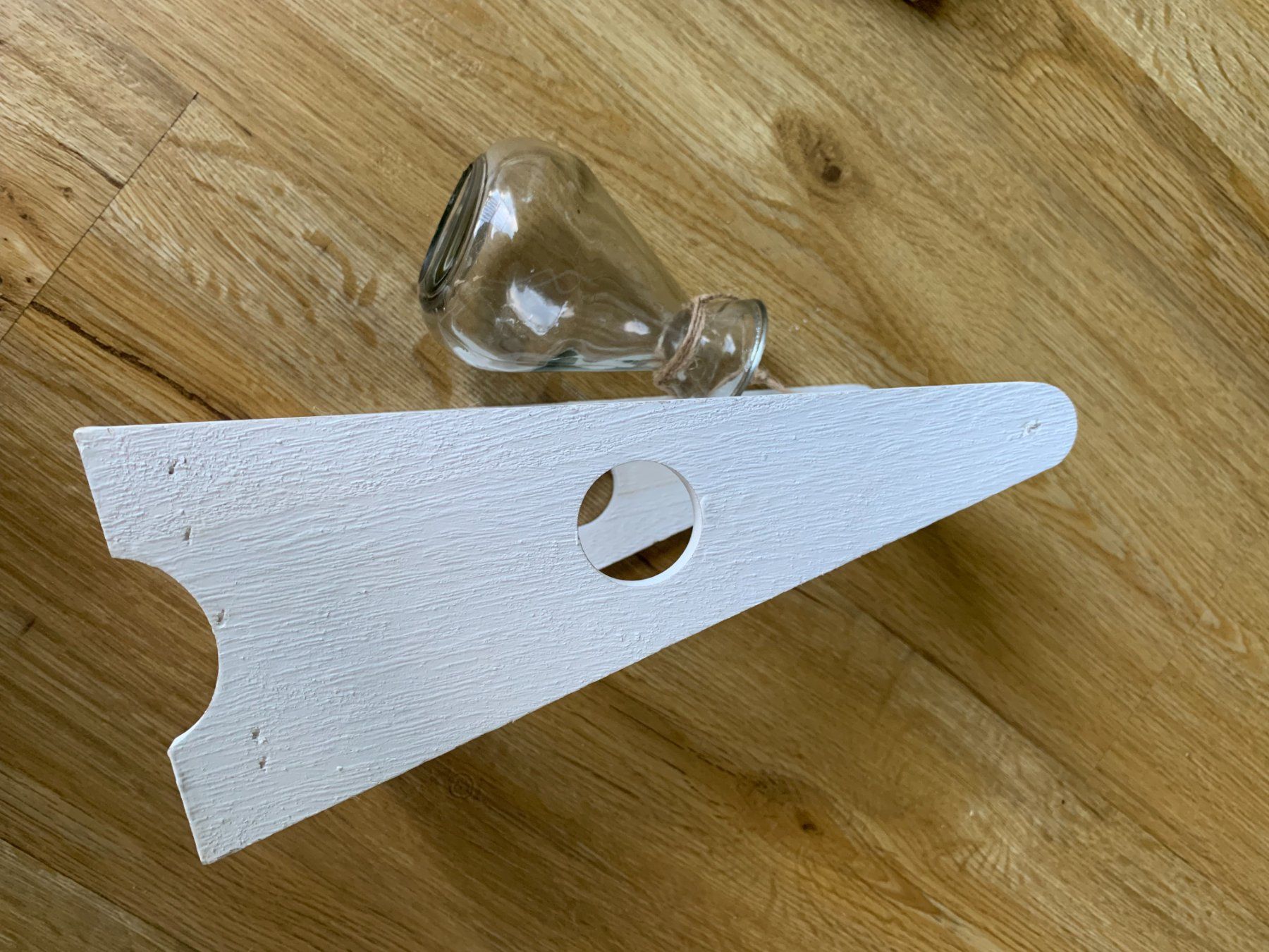 Vasen & Gefässe: Hübsche Vase Glas im Holzrahmen – Gebraucht aus Wolfwil von NewGirl 3