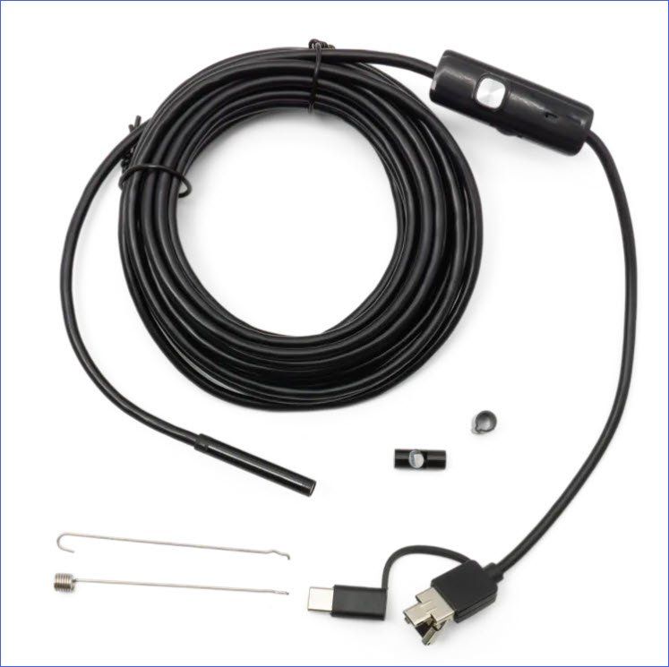 Fotocamera: 3in1 Wasserfeste USB C / USB A / Micro USB Endoskopkamera – Nuovo e nell'imballaggio originale da Mellingen venduto da Tiger1975