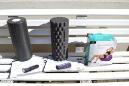 Massagerollen 33X14cm mit Gymnastikball