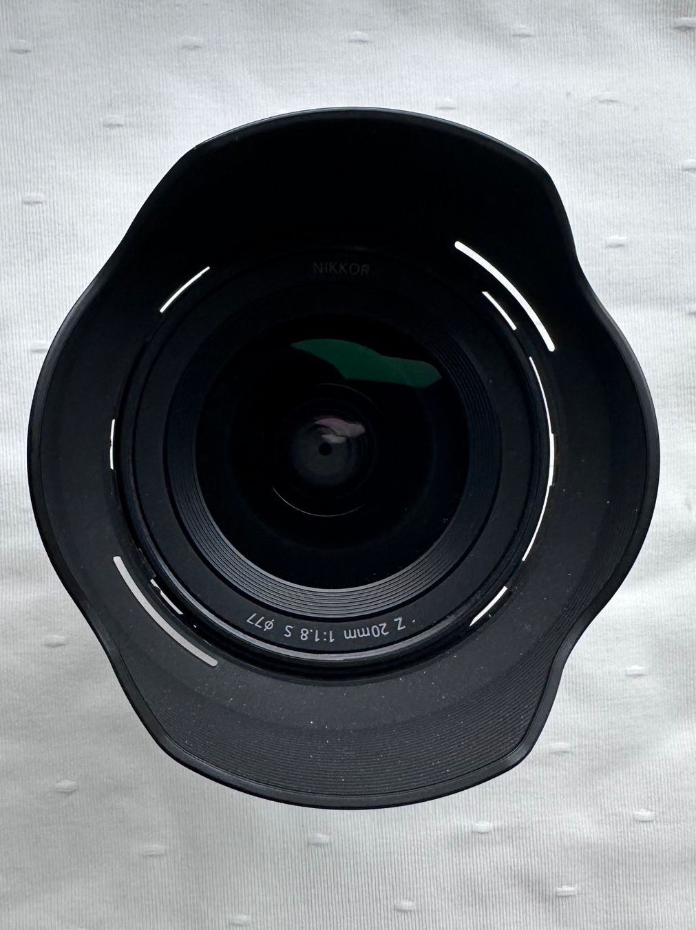 Nikkor Obiettivi: Nikkor Objektiv Z 20/1.8 S – Usato da Bassersdorf venduto da Kibuz2 3