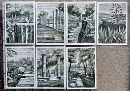 Diggelmann Alex Walter 7 LITHOGRAPHIEN SIGNIERT