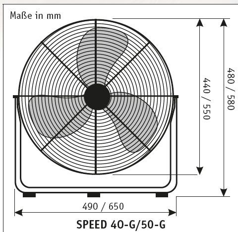 Ventilateurs: Bodenventilator Speed 40 – Neuf avec emballage d'origine à Zürich par Ventilatoren 1