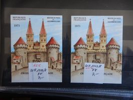 Frankreich Lot mit 2 schönen MH ** Lot XIV