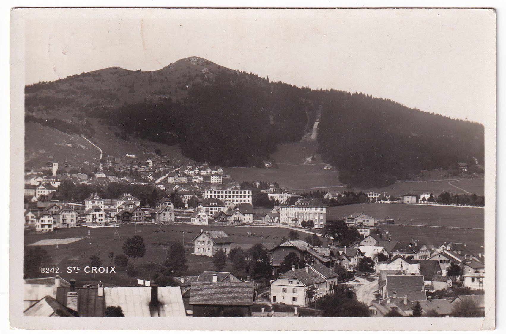 Cartes postales: Ste Croix  N°8242 1933 – Défectueux à Cormoret par Pascalll2001