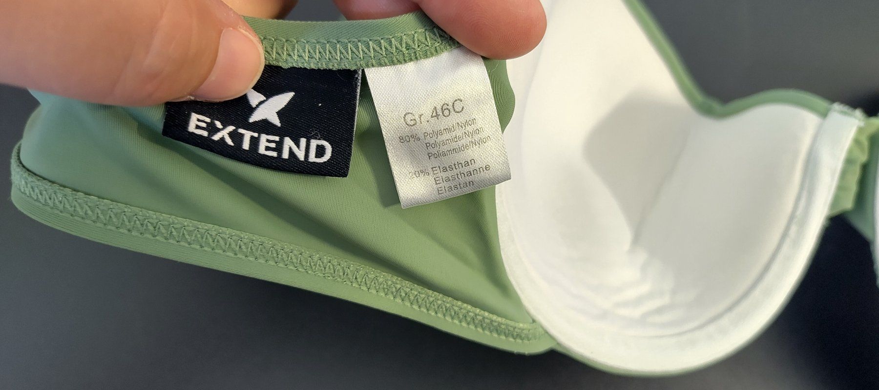 Badekleider & Bikinis: EXTEND Bikini Set Hellgrün High-Waist Gr. 46 / 46C – Gebraucht aus Felben-Wellhausen von Awallner 6