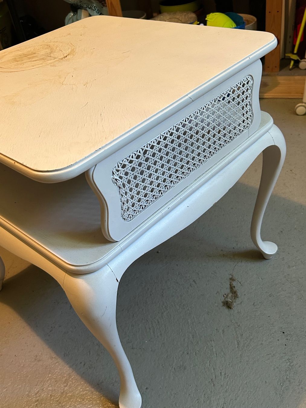 Tavoli: Beistelltisch mit Rattan Einsätzen – Usato da Bern venduto da lin_jmd6 3
