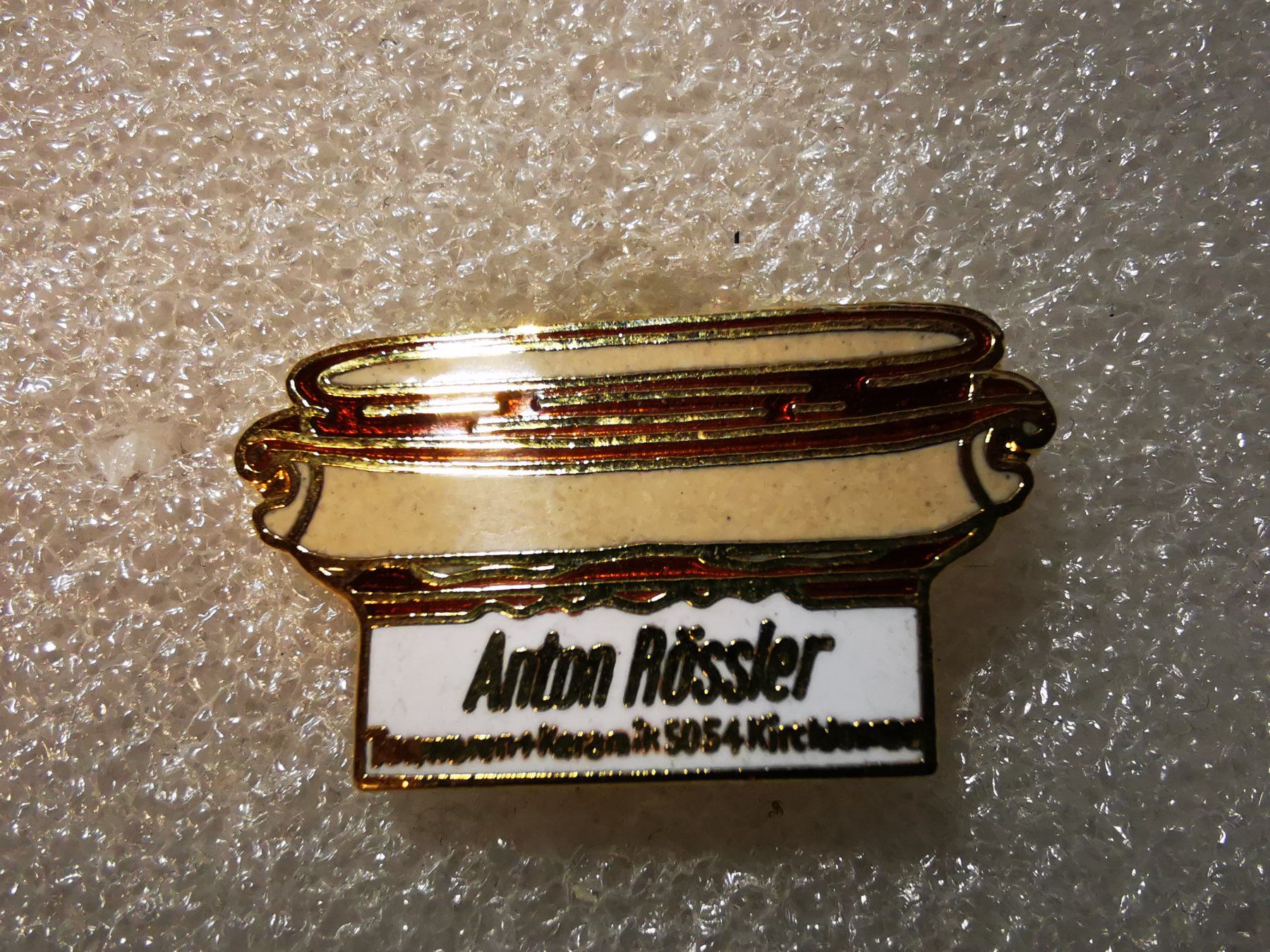 Placchette & Badge: Ansteckpin 5: Anton Rössler – Usato da Oppligen venduto da Pin-Fall-Shop