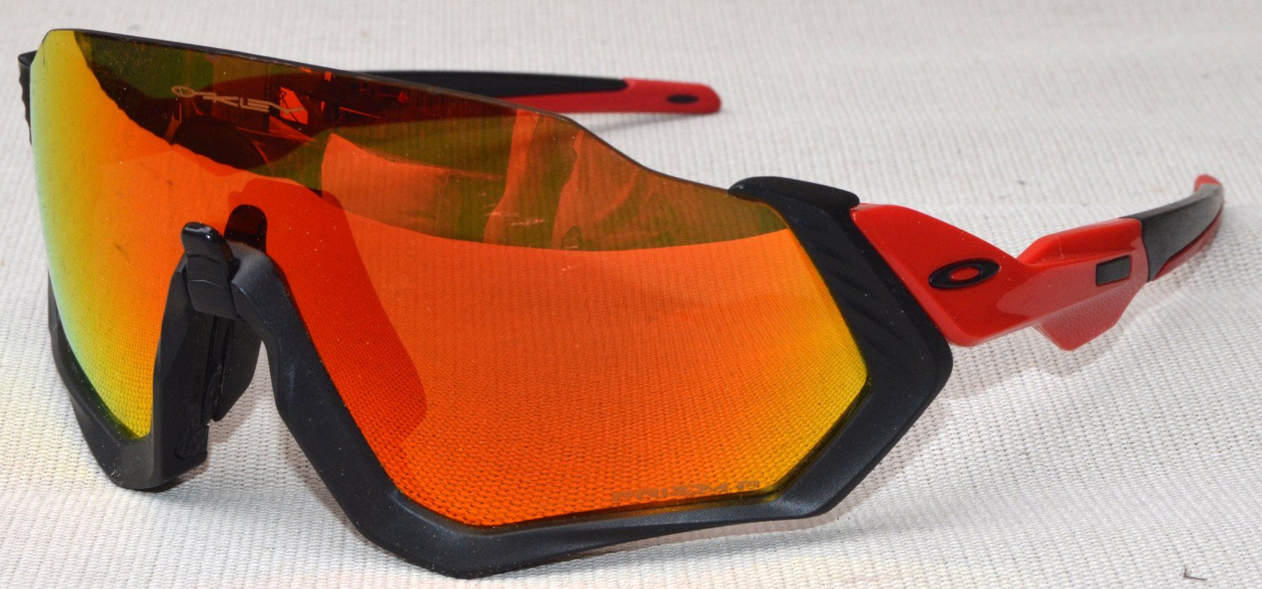 Oakley Occhiali & Lenti: Oakley Flight Jacket Sonnenbrille /  lunettes de soleil – Usato da Collonges venduto da arashee 4
