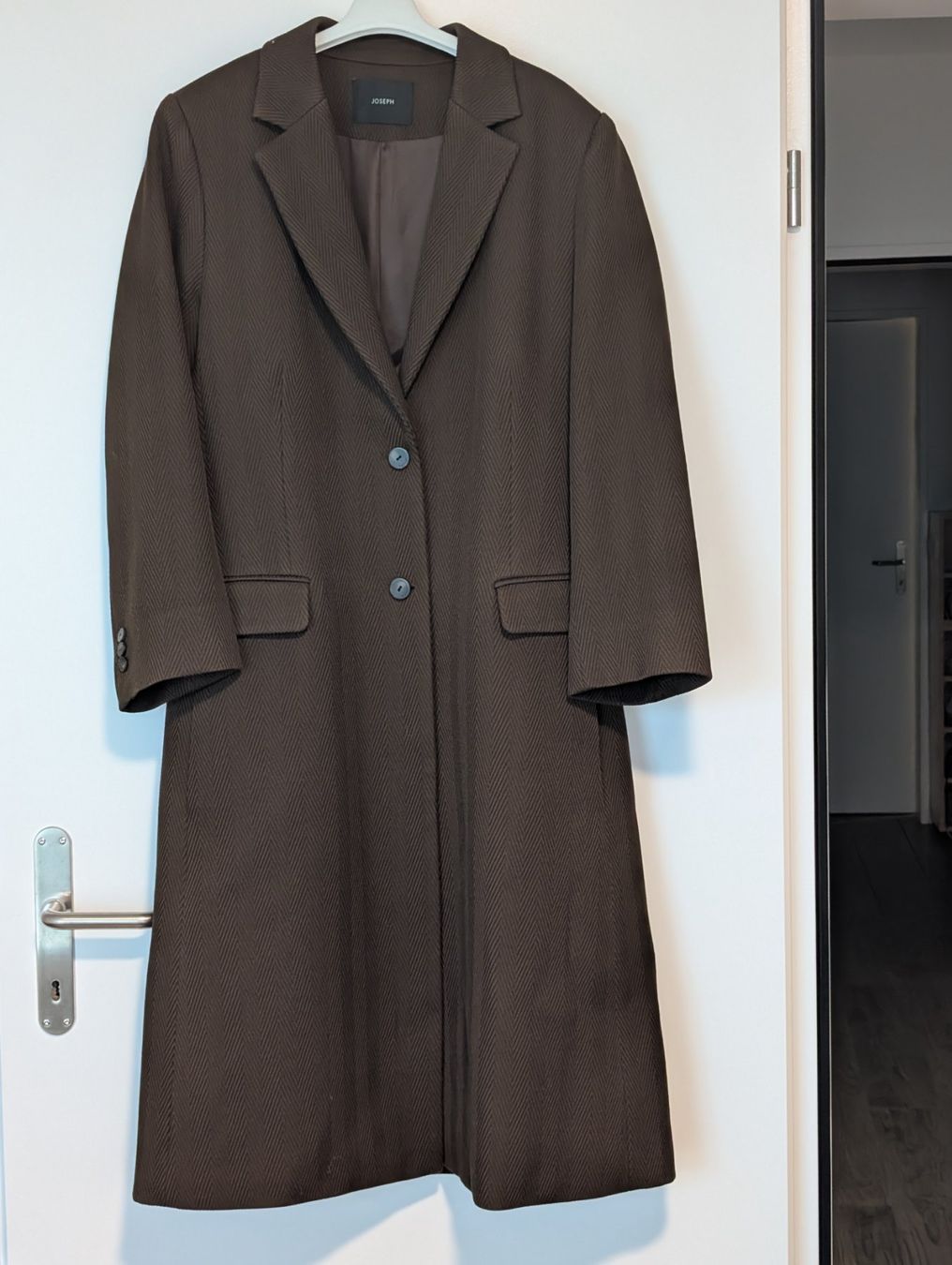 Cappotti: JOSEPH Herringbone Wool Cale Coat, Gr 42 – Usato da Uetikon am See venduto da Hobbes23 3