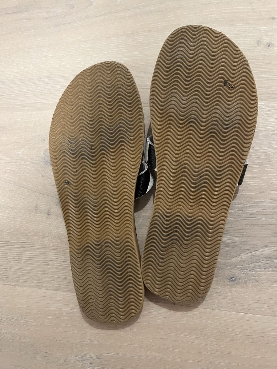 Damenschuhe: Pantoletten Echtleder schwarz-weiss 36 neu – Neu (gemäss Beschreibung) aus Birrwil von vanyboo 3