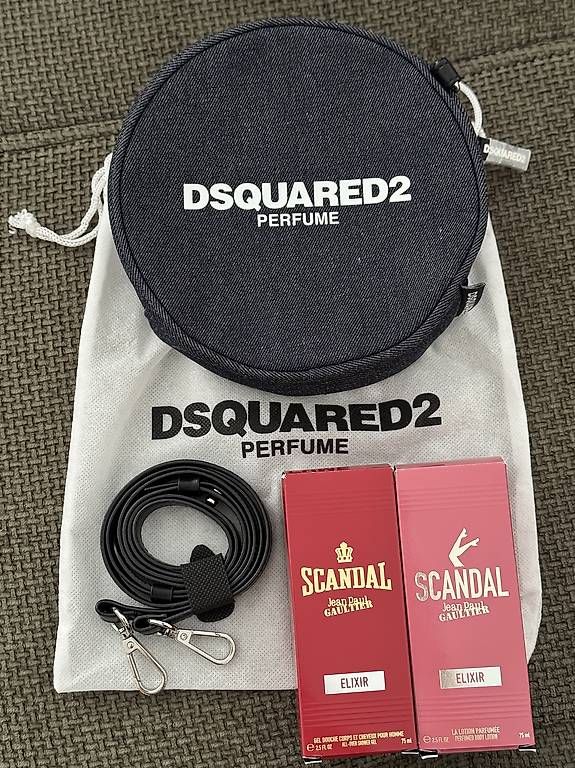Soins hydratants: DSQUARED2 Tasche + Jean Paul Gaultier Scandal Elixir Set – Neuf avec emballage d'origine à Schaffhausen par Naki16