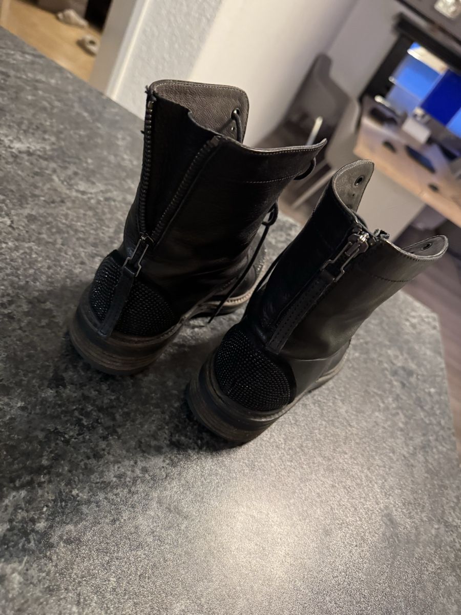 Damenschuhe: Leder Boots – Gebraucht aus zürich von dalia06 3