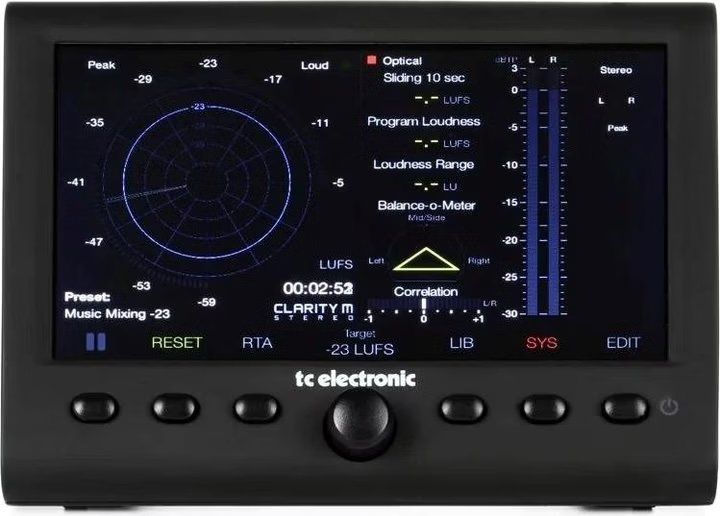 TC Electronic Equalizzatori: TC Electronic Clarity M Stereo - Stereo-Audiometer – Usato da Unterkulm venduto da Robwell 1