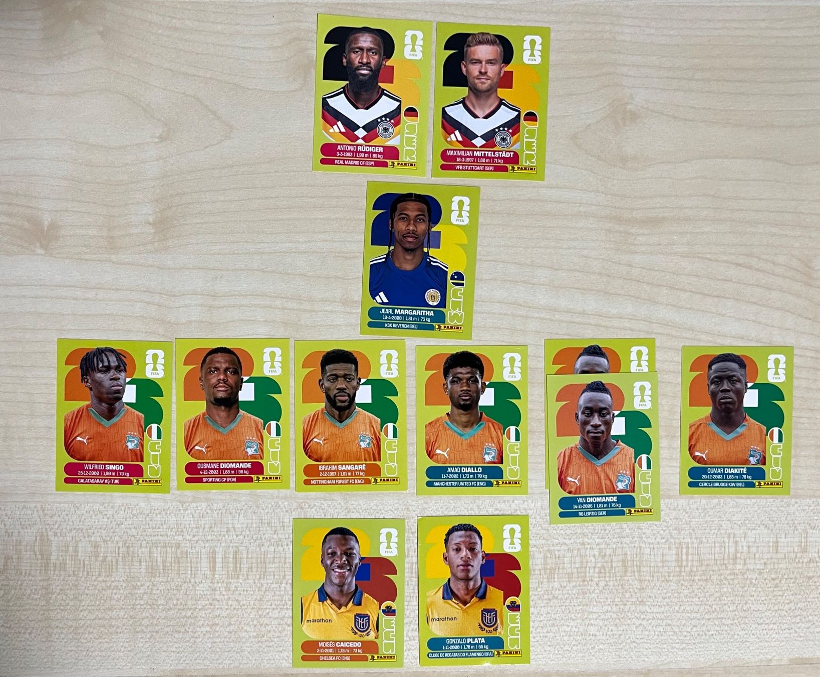 Panini Sammelbilder & Trading cards: Panini WM 2026 - Gruppe E – Gebraucht aus Zollikerberg von vinoy