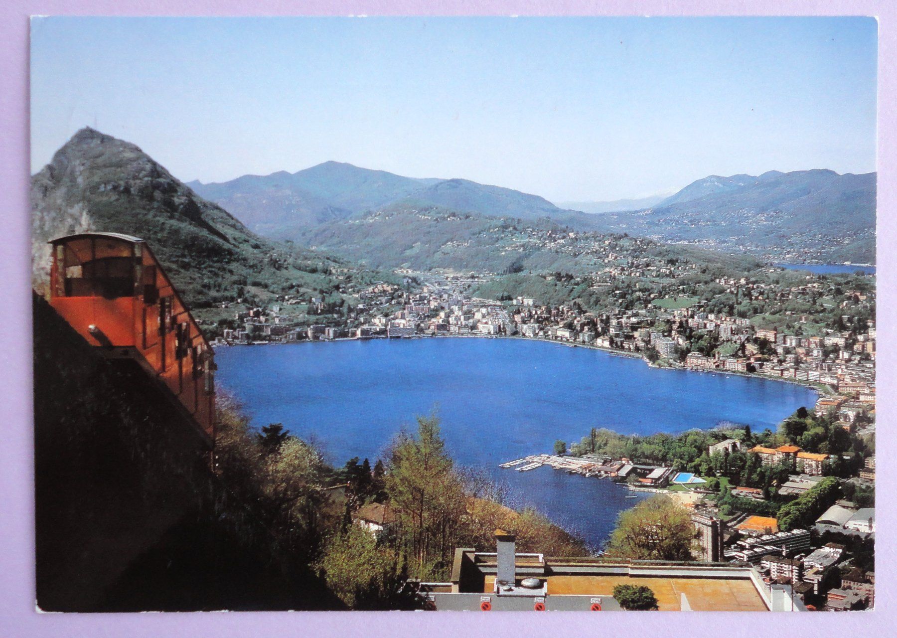 Cartoline postali: Lugano - Funicolare Cassarate-Monte Brè – Usato da Fétigny venduto da Billy2miny