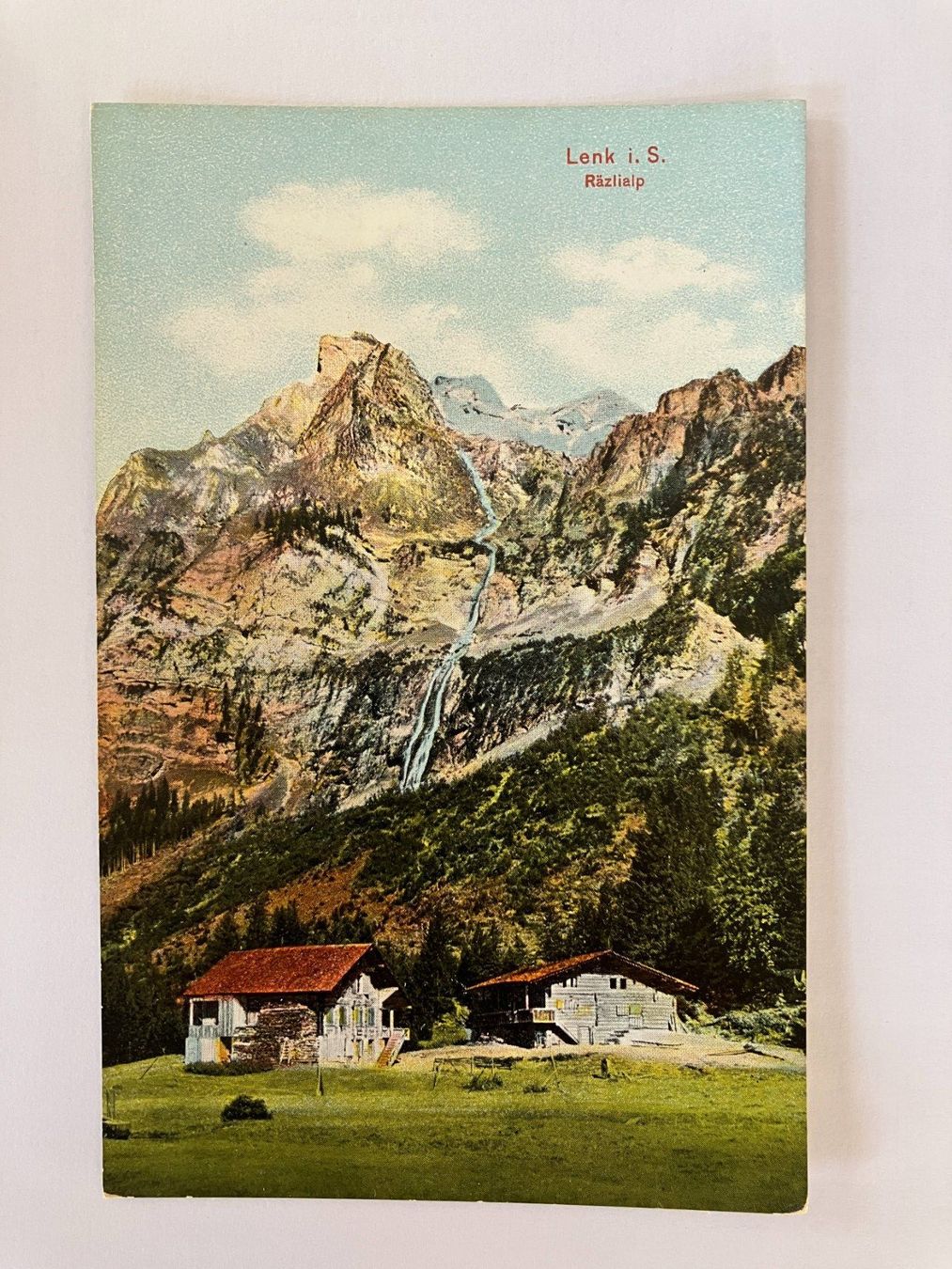 Cartoline postali: Postkarte von Lenk, Räzlialp – Nuovo (secondo la descrizione) da Lenk im Simmental venduto da Jrg7410