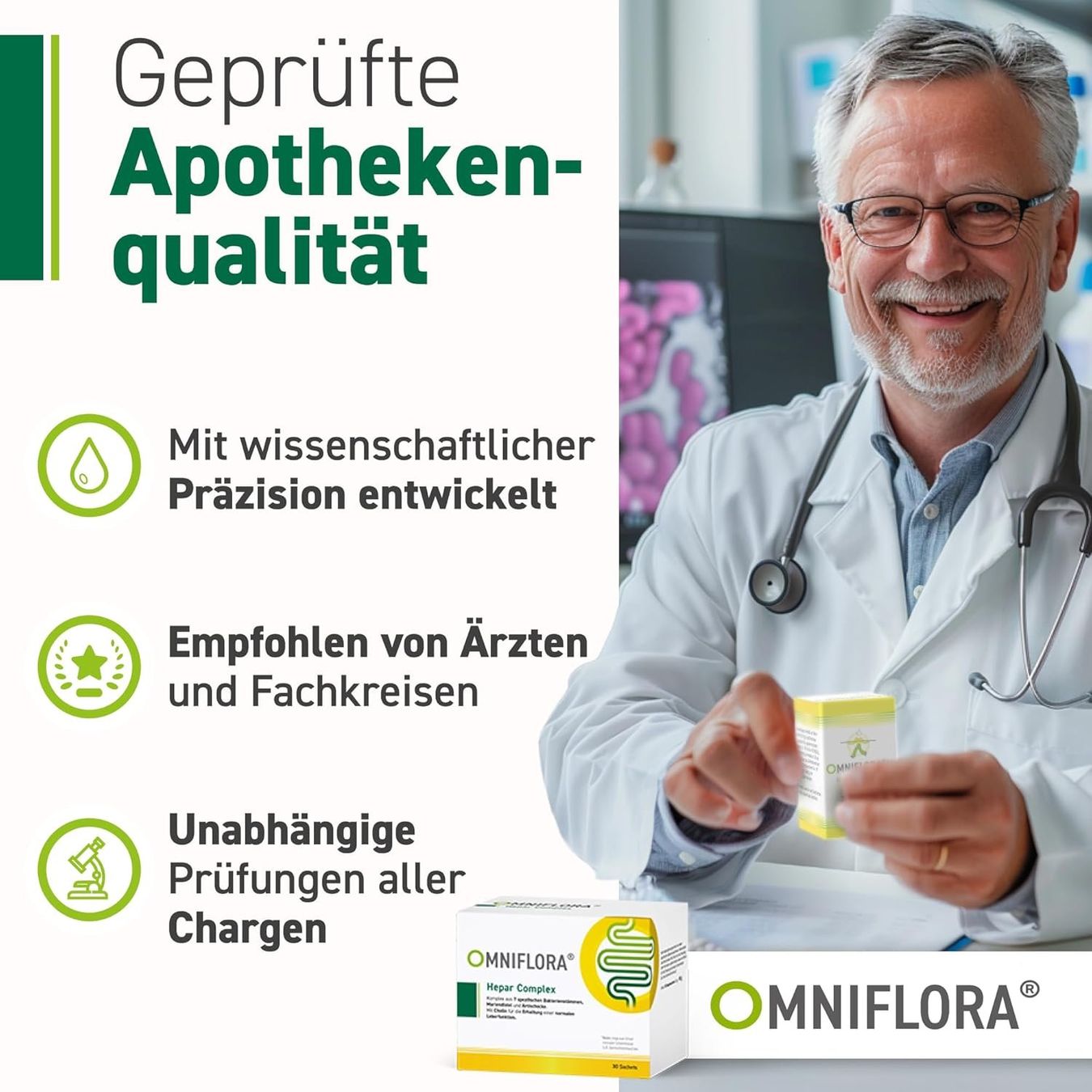 Cibi & Specialità: Omniflora Hepar Complex 30 Sachets Cholin Probiotika – Nuovo e nell'imballaggio originale da Suhr venduto da SchnapperCH 6