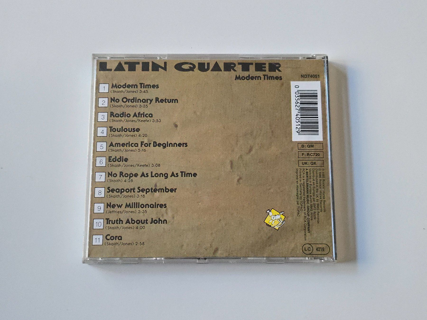CD: CD Latin Quarter - Modern Times – Usato da Dättlikon venduto da Wundertuete_ 1