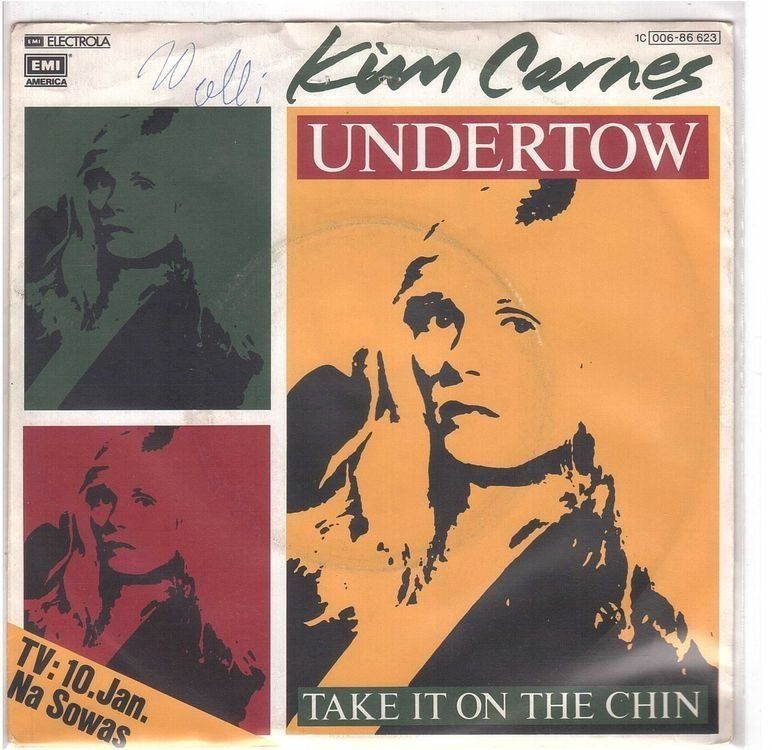 Dischi in vinile: Kim Carnes  --  Undertow  Single7 – Usato da Oberwil (Dägerlen) venduto da thealbum