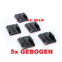 5X KLEBEHALTERUNG GEBOGEN FÜR GOPRO HERO