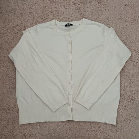 Cardigan Weiss/Creme, Grösse XL Top Zustand!