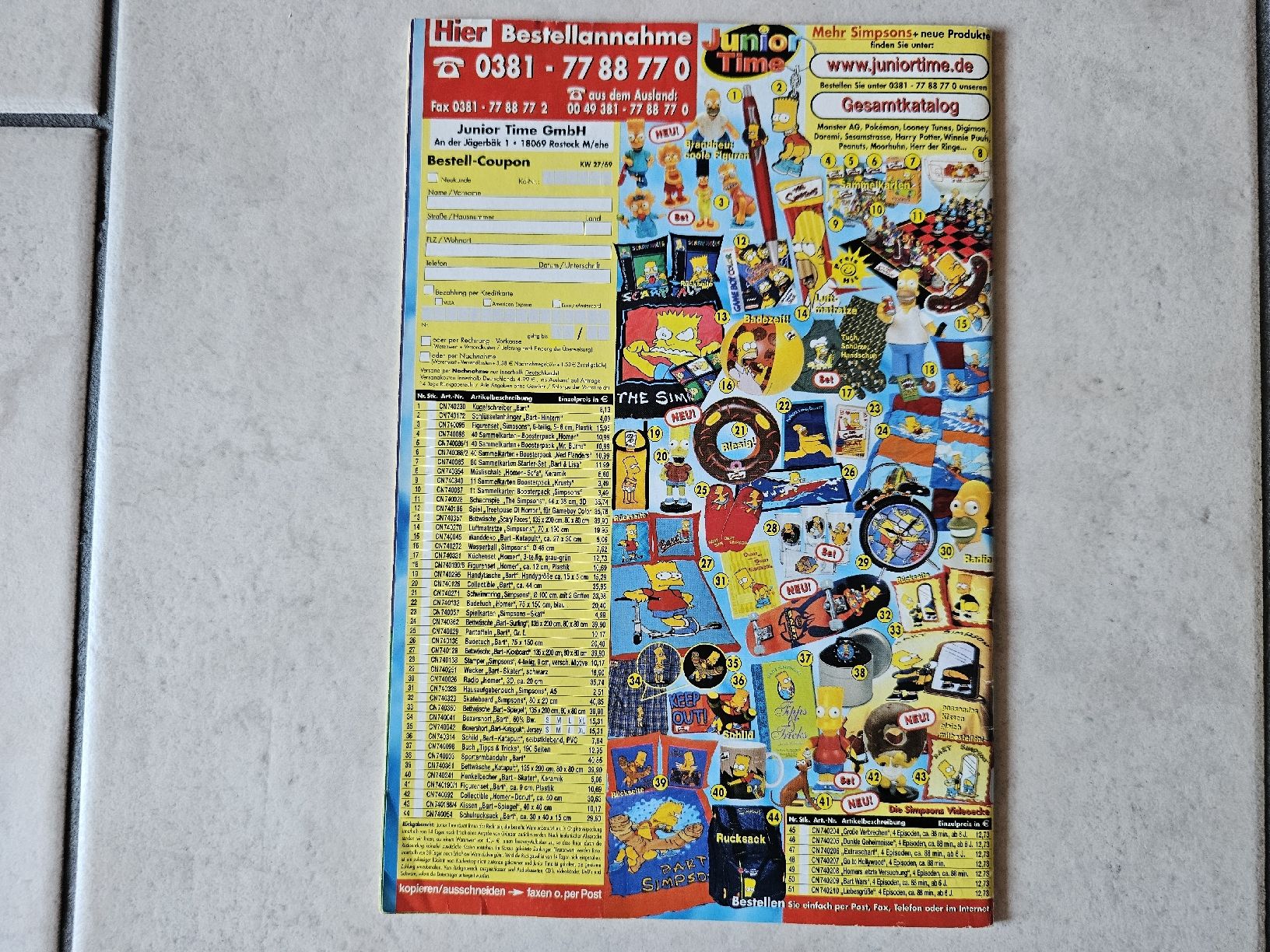 Fumetti: Simpsons Comic  -  Heft #69 – Usato da Schneisingen venduto da backstore24 1