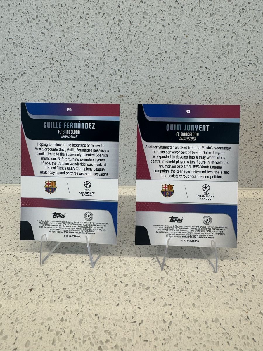 Topps Cartes à collectionner: Barcelona Rookie Card – D'occasion à Zollikofen par Bebby12 1