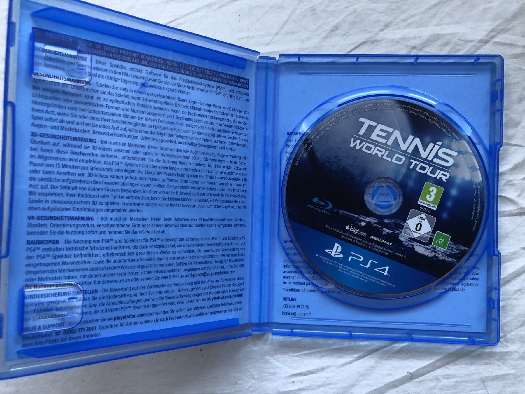 Sony Spiele: PS 4 - Tennis World Tour – Gebraucht aus Schaffhausen von durruti 1