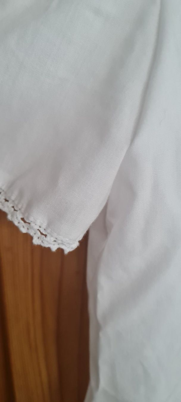 Camicette, T-shirt & Top: Bluse Kurzarm mit Spitzen an den Ärmeln Gr. 152 – Usato da Beinwil Freiamt venduto da tafa8 3
