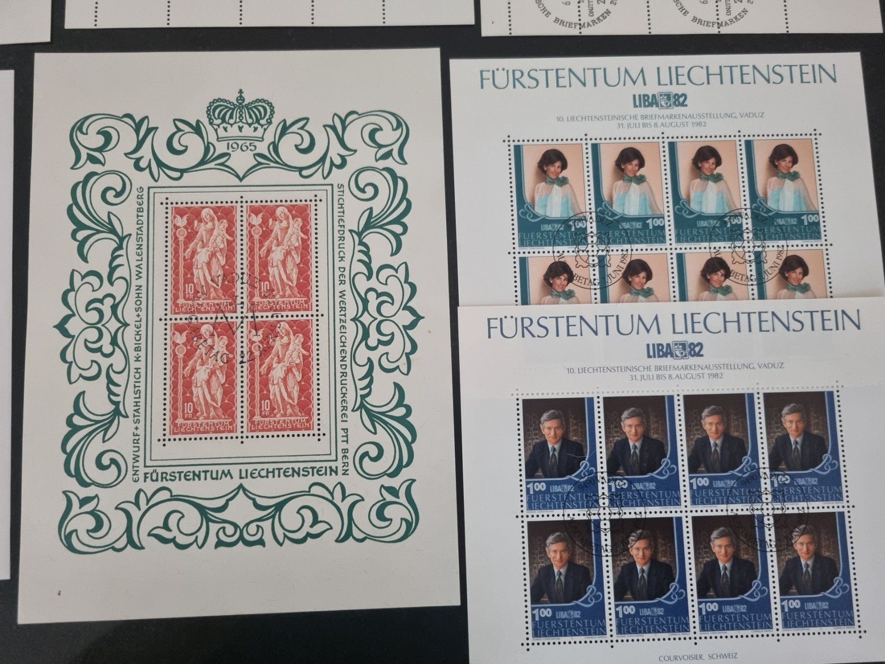Tutti i francobolli: Lot mit 13 gestempelten Bogen Liechtenstein – Usato da Gümligen venduto da Geniusbuy 4