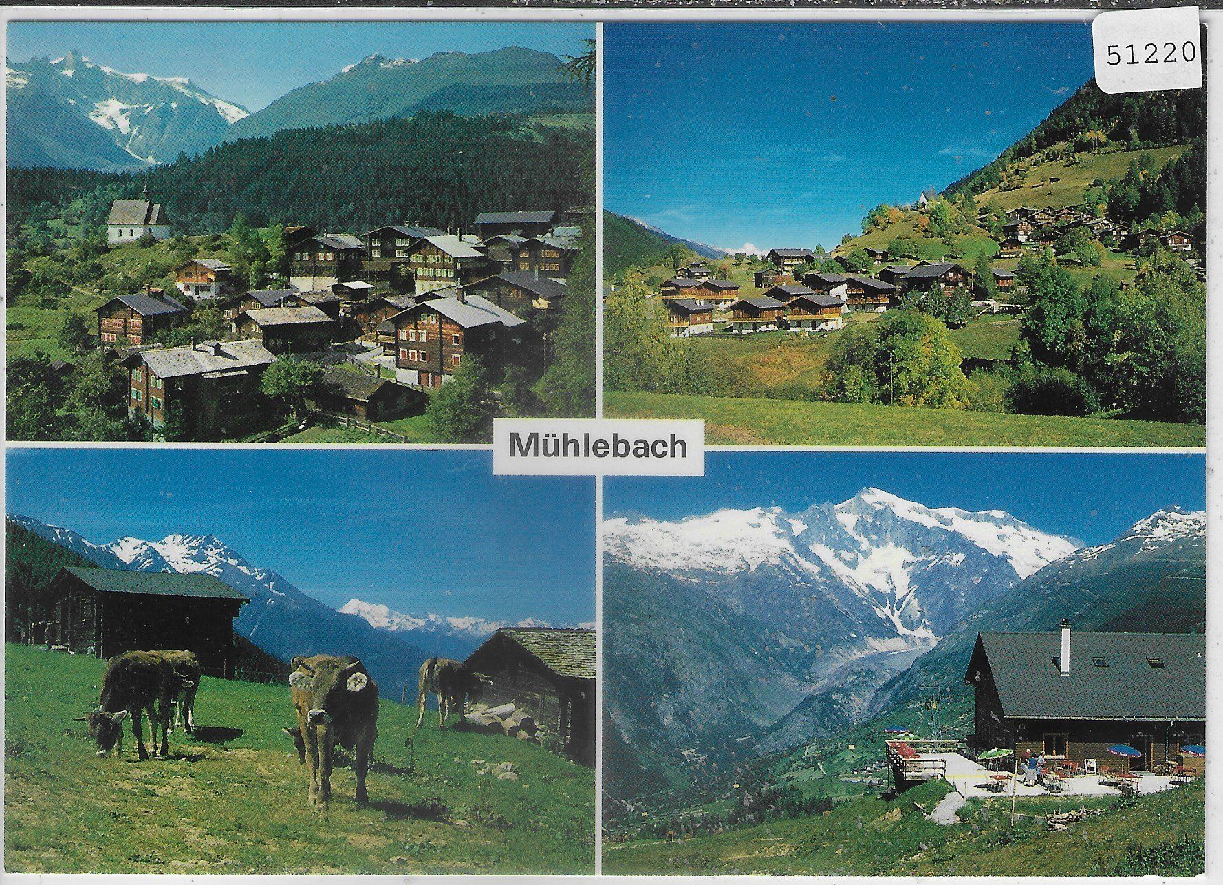 Cartoline postali: Mühlebach bei Ernen - Multiview – Usato da Ettingen venduto da Kartenplanet