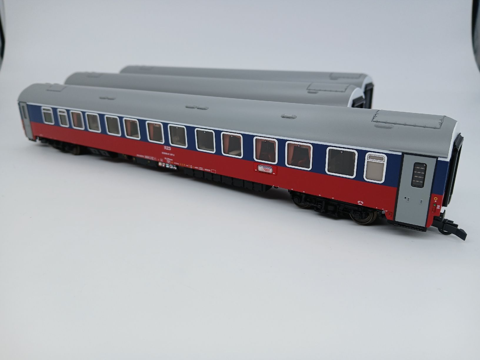 LS Models Modellini di ferrovie: LS Models Set 48 026 RZD WLAB 3 Teilig – Nuovo (secondo la descrizione) da Interlaken venduto da F.Loco 1
