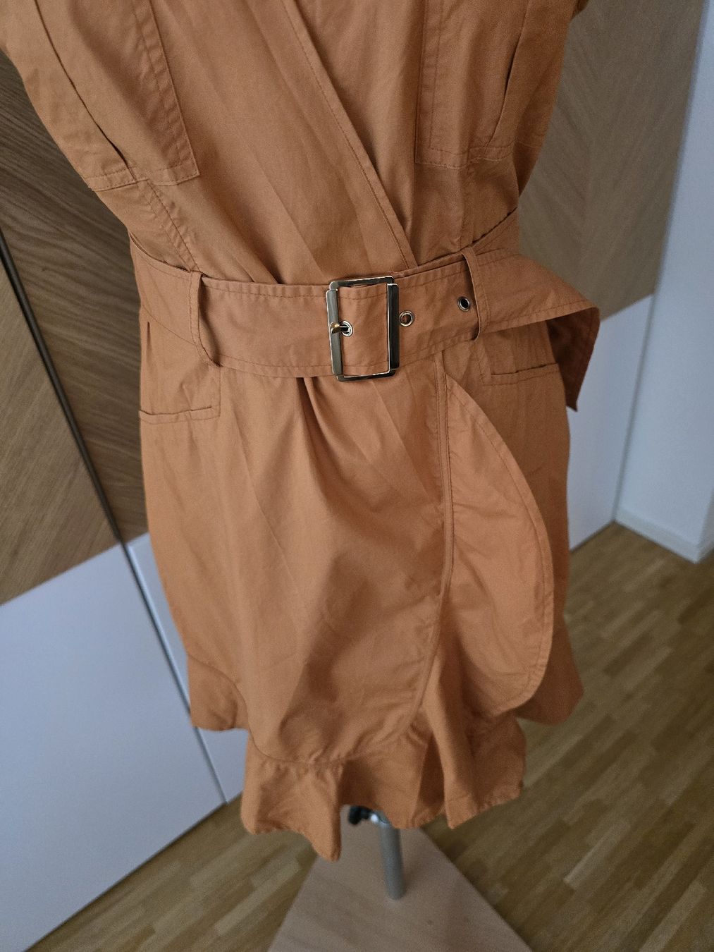 Pinko Vestiti: Pinko Kleid, Orange, Wickeloptik – Usato da Zürich venduto da ale_bg2x 3