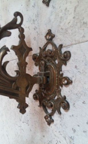 Kerzenständer: Klavier Kerzenhalter / Jugendstil 2 Stück – Gebraucht aus Jonen von Lux.K. 2