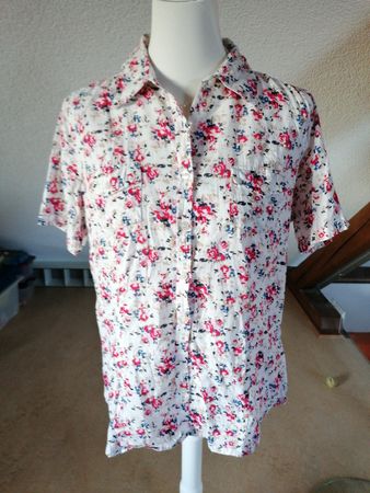 Biaggini Bluse, Gr. 42, Blumenmuster 🌸