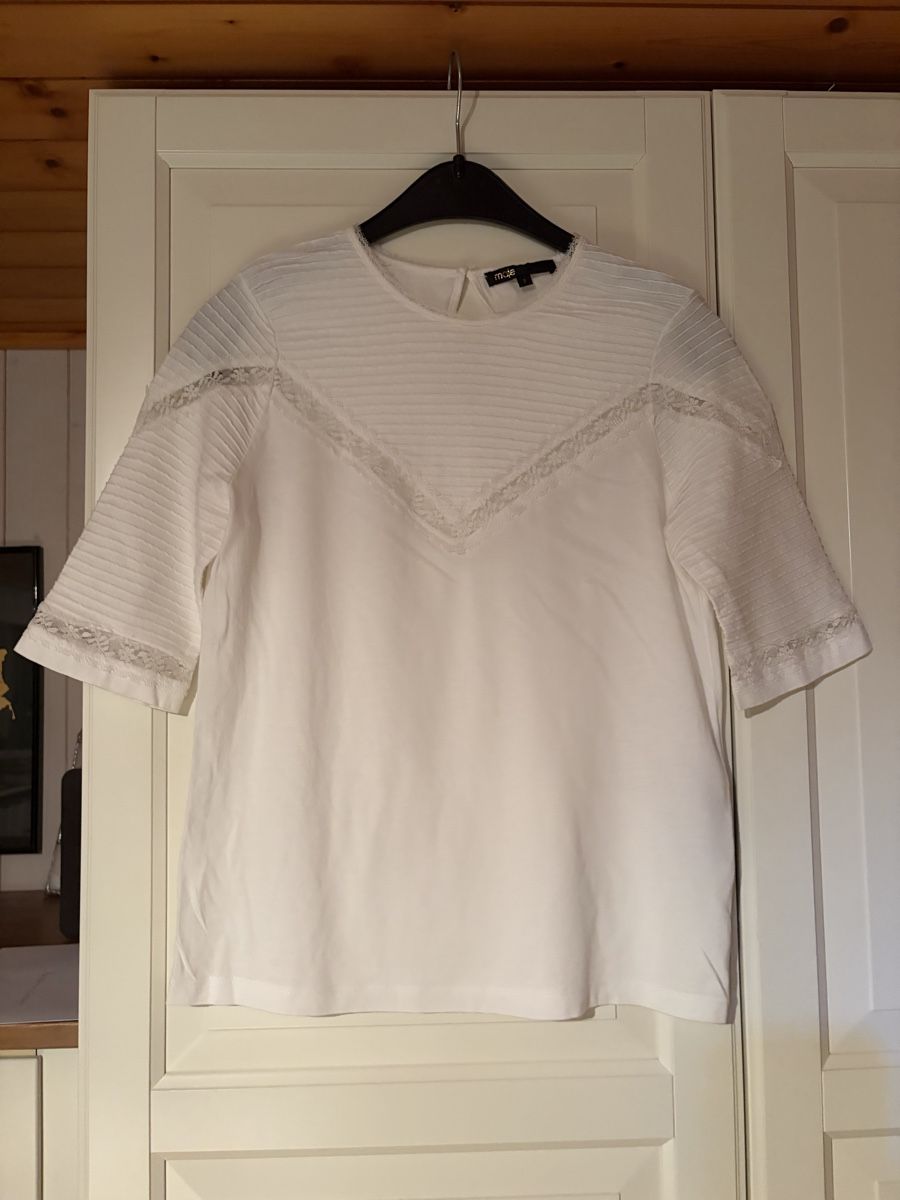Maje Blusen: Maje White Cotton Blouse – Gebraucht aus St.Josefen von lop_lh8d 3
