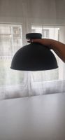 Vintage Deckenlampe, Schwarz Metall, Top Zustand!