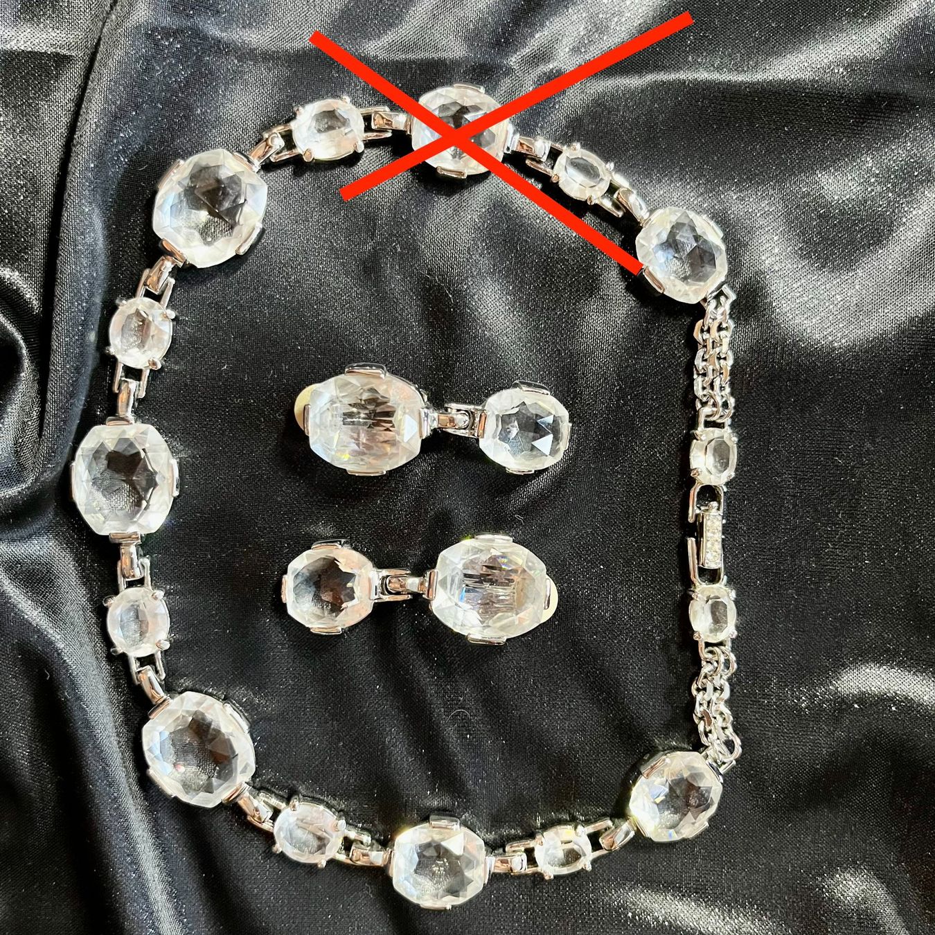 Swarovski Orecchini pendenti & Orecchini a lobo: Swarovski Vintage Ohrclips – Usato da ST. GALLENKAPPEL venduto da EliB 2