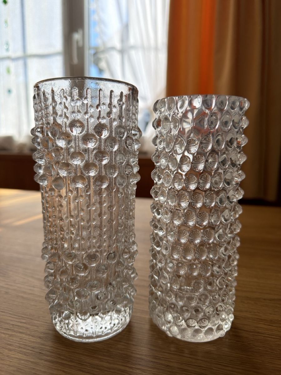 Vasi & Recipienti: Glasvasen Vintage, 2 Stück. – Usato da Biberist venduto da Momo33