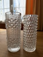 Glasvasen Vintage, 2 Stück.