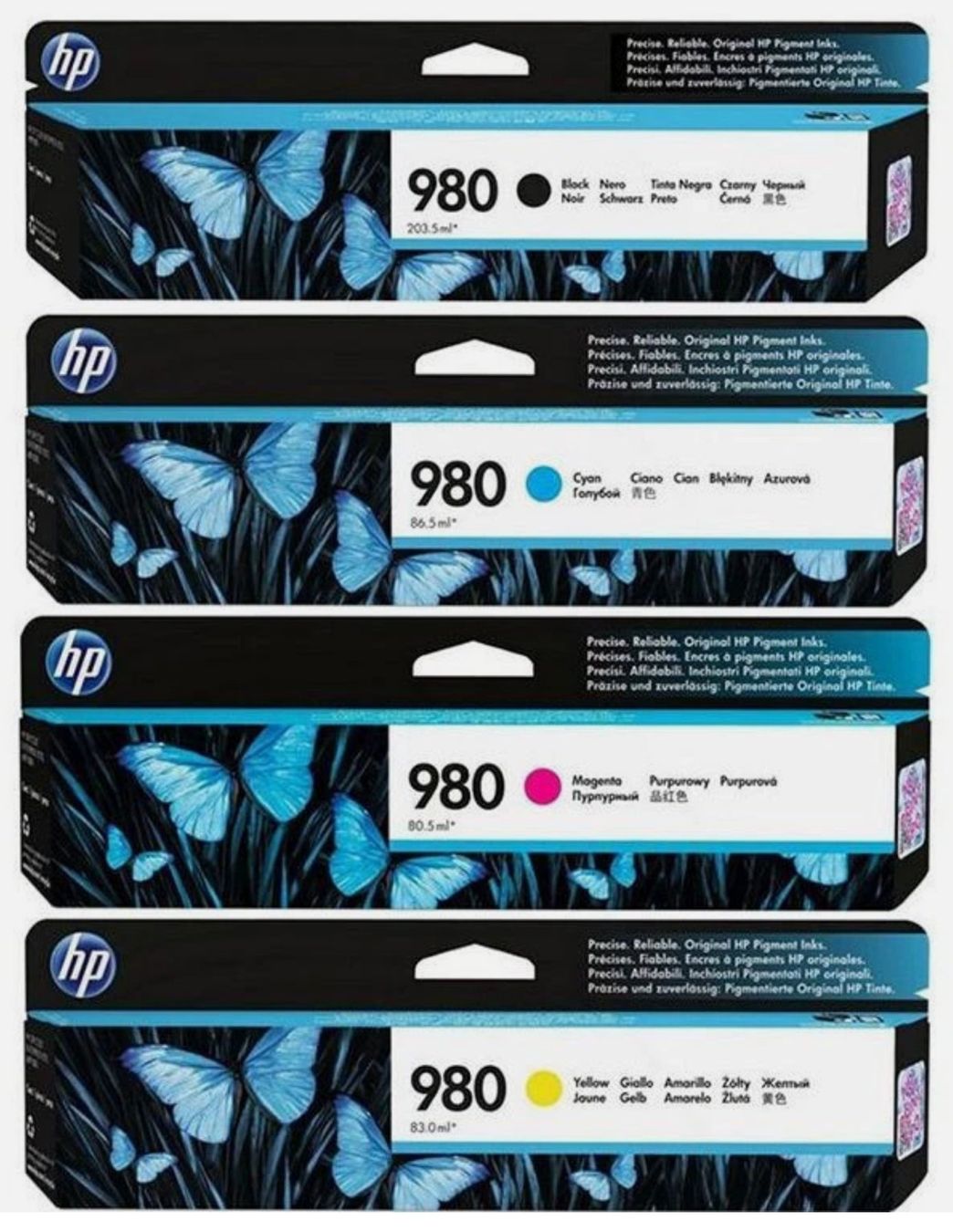 Hewlett Packard Cartucce per stampanti & toner: Druckerpatronen SET - HP 980 – Nuovo e nell'imballaggio originale da Emmen venduto da Highlife_Technik