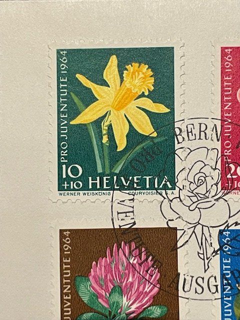 Tutti i francobolli: Projuventute Marken 1964 – Usato da Herisau venduto da ErWi9100 2