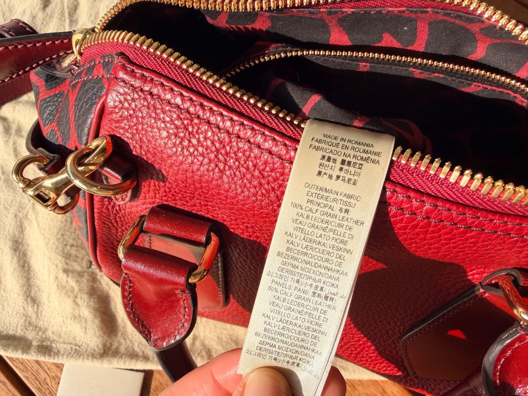 Burberry Borse da donna: Burberry Handtasche Leder in Rot – Nuovo (secondo la descrizione) da Brütten venduto da Rod816 9