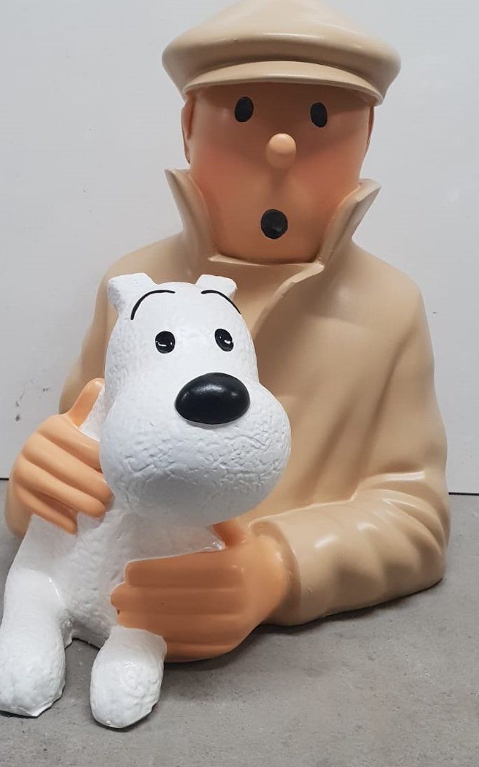 Statuette: Tintin – Nuovo e nell'imballaggio originale da Bern venduto da zwirbelch