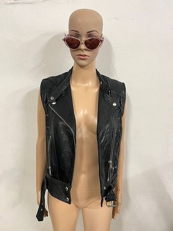 Gilet IRO Jeans en cuir d'agneau taille XS