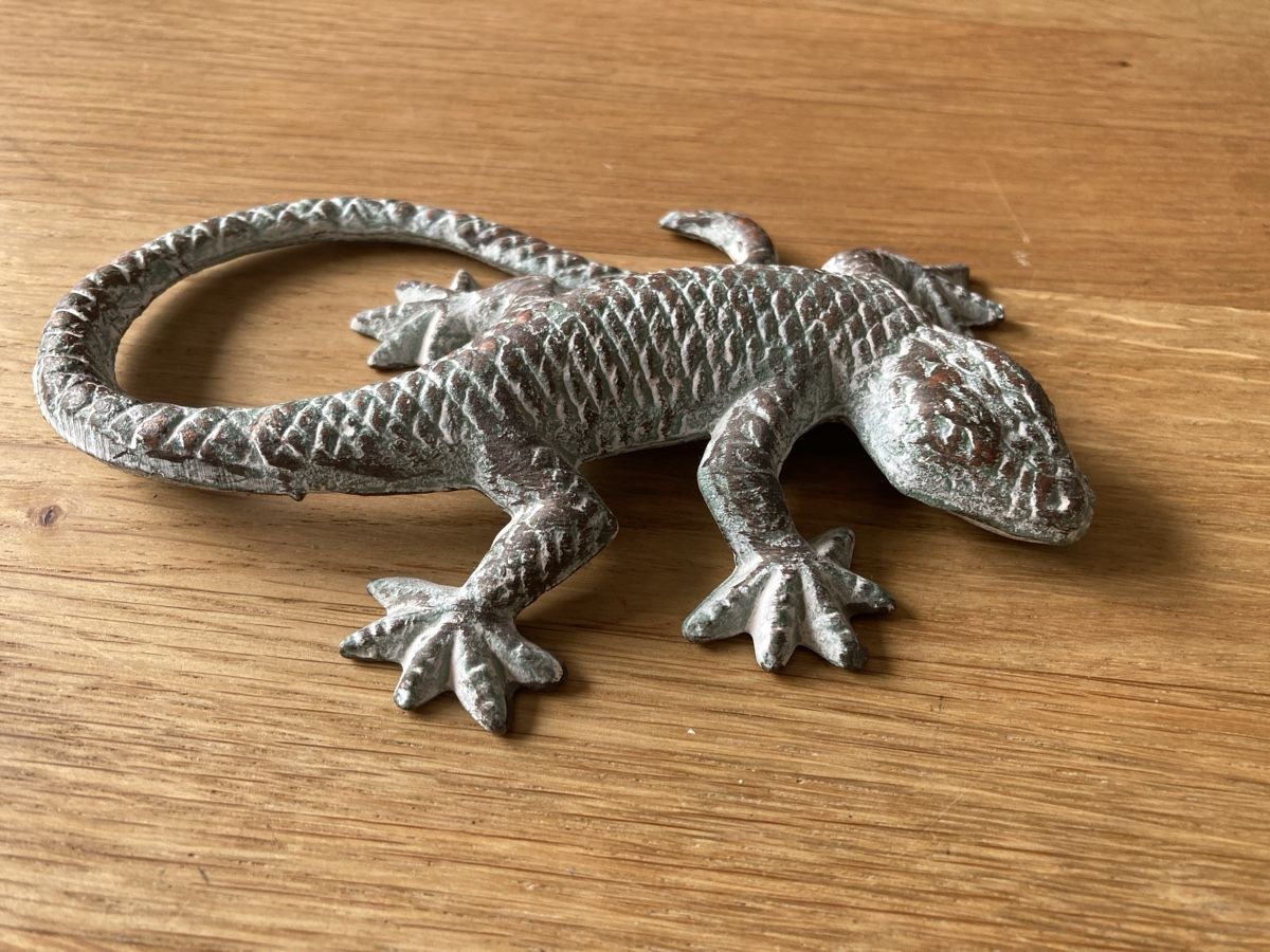 Tutte le decorazioni: Dekofigur Gecko Metall neuwertig – Usato da Küsnacht ZH venduto da Kittyfix