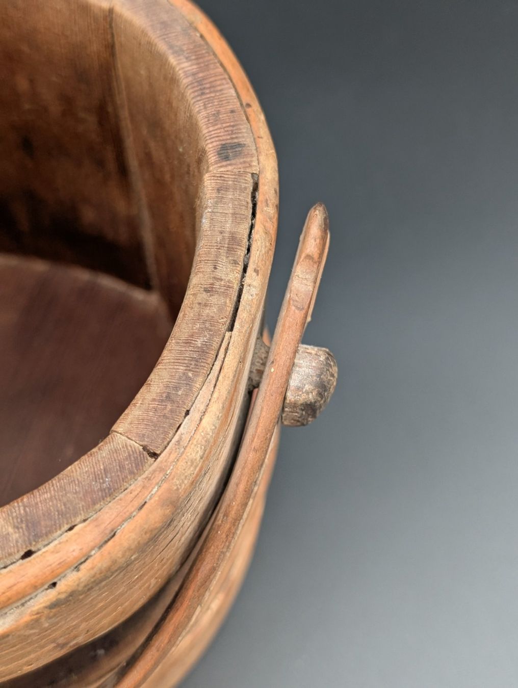 Sonstiges für Haushalt & Wohnen: Antikes Holzgefäss Eimer Vintage Deko Rustikal – Gebraucht aus Wiezikon b.Sirnach von Romsche 9