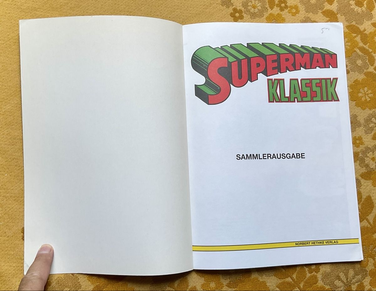 Comics: Superman Klassik Band Nr 3 von 1990 – Gebraucht aus Endingen von nathan05 2