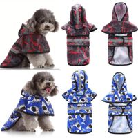 Hunde Regenmantel Gr. M (1 Stück / rot oder blau)