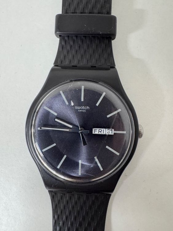 Swatch Orologi: Schwarze Swatch – Usato da Zürich venduto da van_5xbk 1